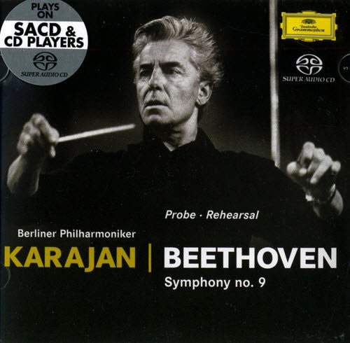 Herbert von Karajan, Berliner Philharmoniker : Symphony no. 9 (Rehearsal) (SACD, Hybrid)