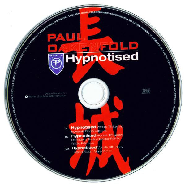 Paul Oakenfold : Hypnotised (CD, Single)