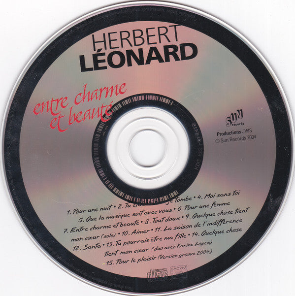Herbert Léonard : Entre Charme Et Beauté (CD, Album)