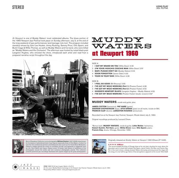 Muddy Waters : Muddy Waters At Newport 1960 (LP, Album, RE, 180)
