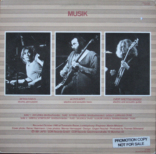 Contact Trio : Musik (LP, Album)