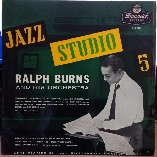 Ralph Burns And His Orchestra : Jazz Studio 5 (LP, Album, Mono)