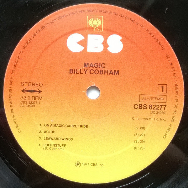 Billy Cobham : Magic (LP, Album, Gat)