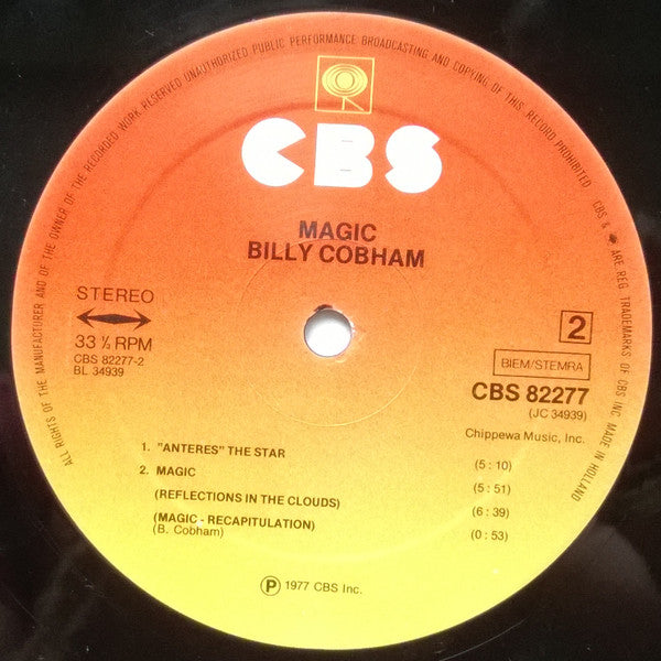 Billy Cobham : Magic (LP, Album, Gat)