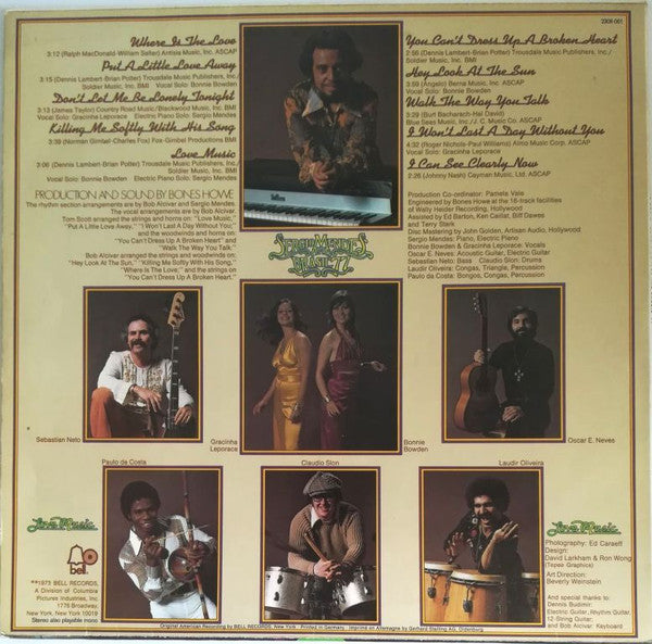 Sérgio Mendes & Brasil '77 : Love Music (LP, Album)