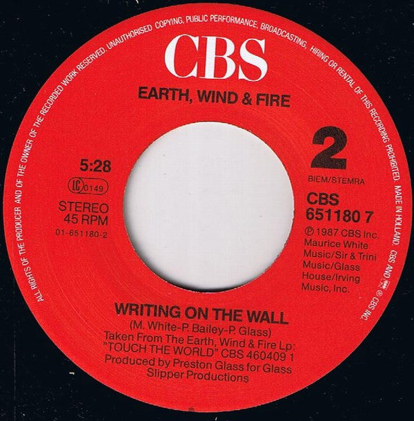 Earth, Wind & Fire : System Of Survival (7", Single)