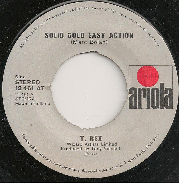 T. Rex : Solid Gold Easy Action / Born To Boogie (7", Single)