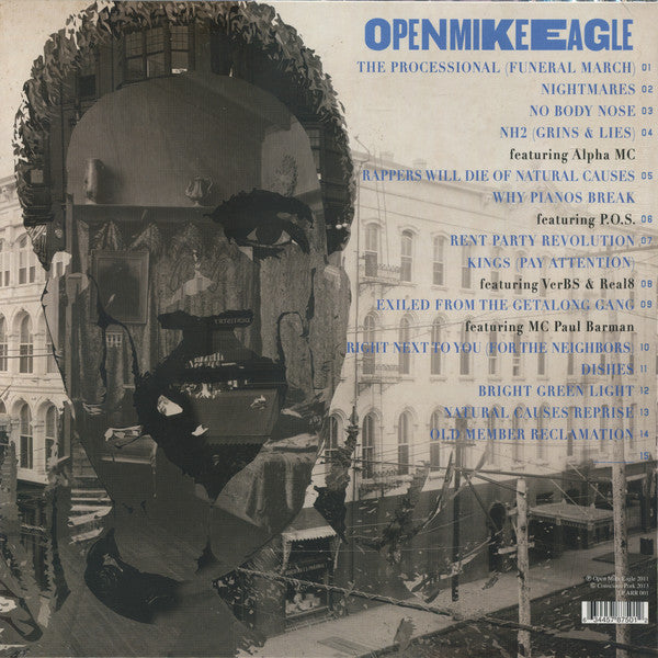 Open Mike Eagle : Rappers Will Die Of Natural Causes (LP, Album, RE, Blu)