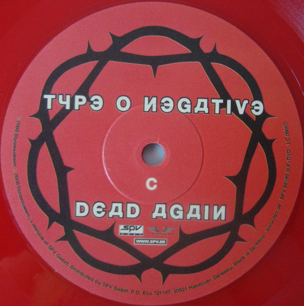 Type O Negative : Dead Again (2xLP, Album, Red + LP + DVD-V, Car + 10xFile, MP3,)