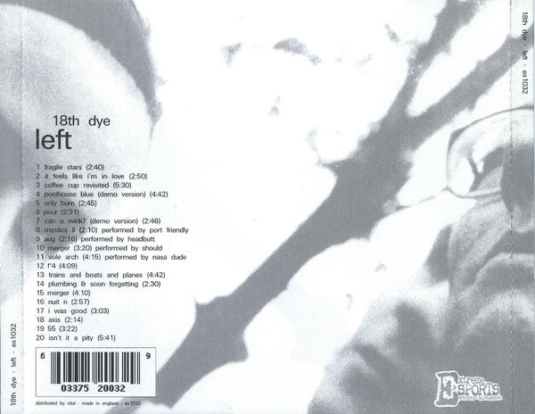 18th Dye : Left (CD, Album, Comp)