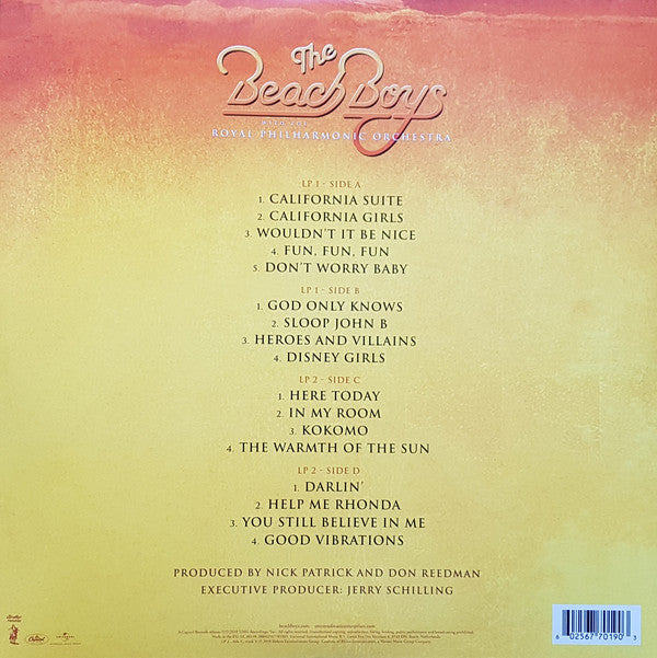 The Beach Boys With The Royal Philharmonic Orchestra : The Beach Boys With The Royal Philharmonic Orchestra (2xLP, Comp)