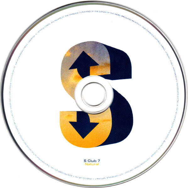 S Club 7 : Natural (CD, Single, Promo)