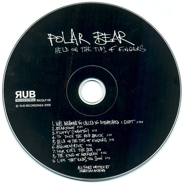 Polar Bear (3) : Held On The Tips Of Fingers (CD, Album)
