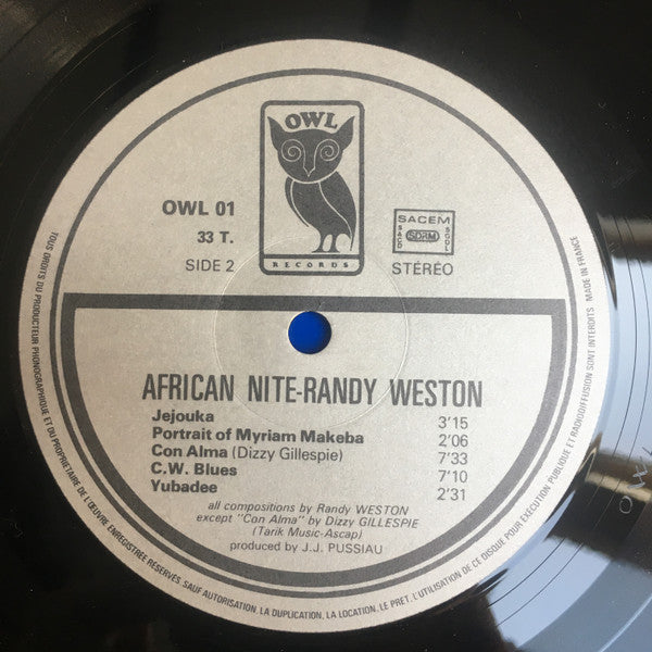 Randy Weston : African Nite (LP, Album, RE)