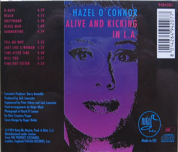 Hazel O'Connor : Alive And Kicking In L.A. (CD, Album, RE)