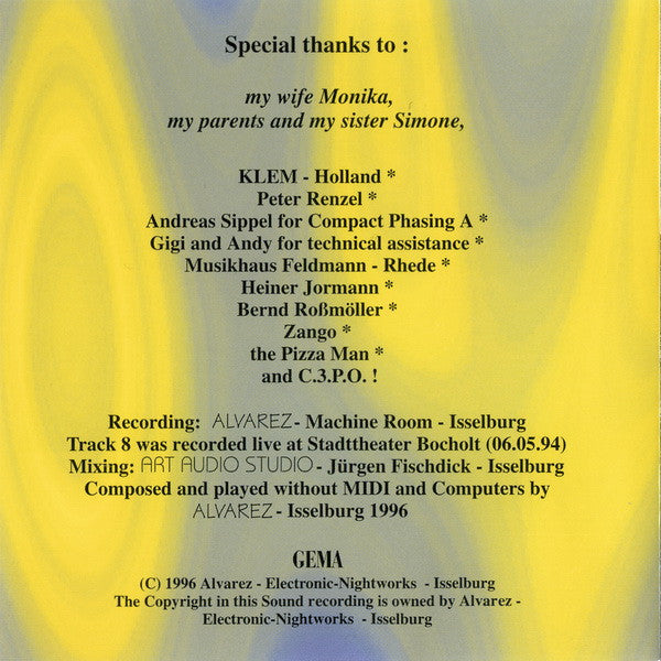 Alvarez (2) : Picture Music (CD, Album)