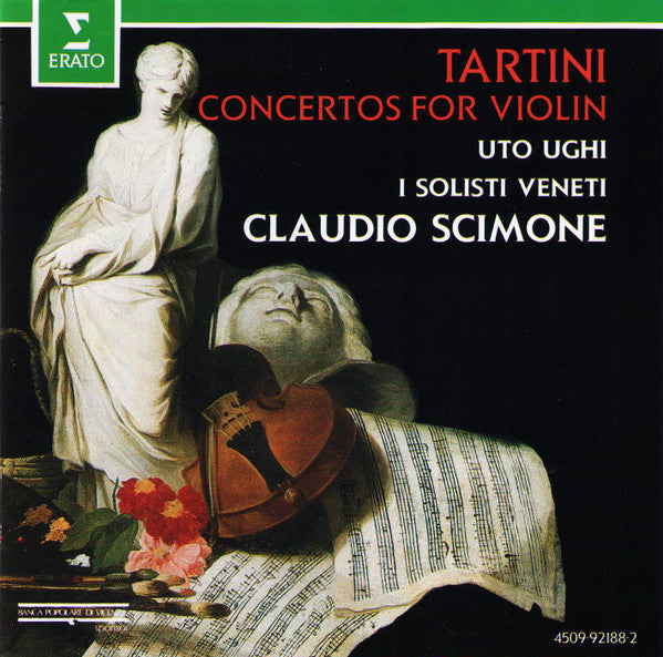 Giuseppe Tartini - Uto Ughi, I Solisti Veneti, Claudio Scimone : Concertos For Violin (CD, Album)