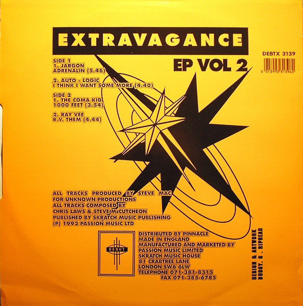 Various : Extravagance II E.P. (12", EP)