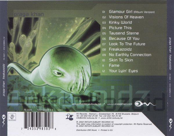 Praga Khan : Freakazoidz (CD, Album)