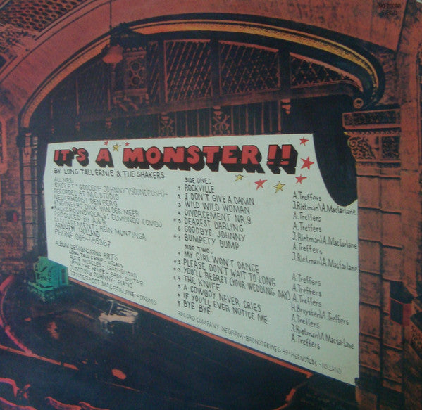 Long Tall Ernie And The Shakers : It's A Monster (LP, Album)