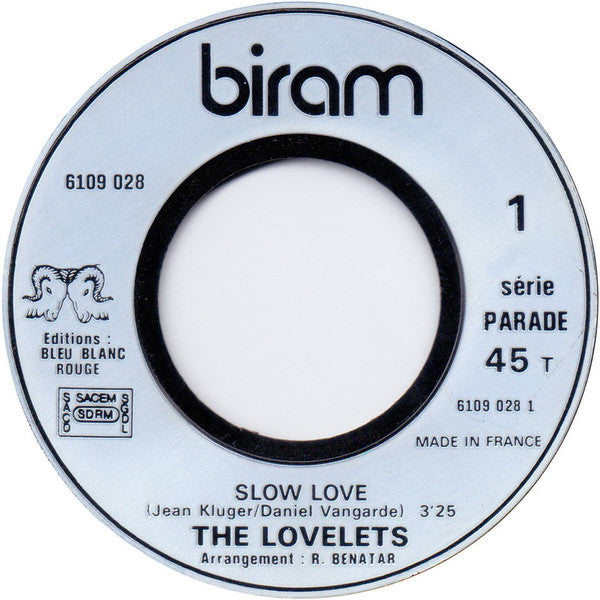 The Lovelets : Slow Love / Tango Of Summer Night (7", Single)