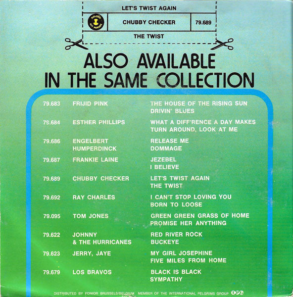 Chubby Checker : Let's Twist Again / The Twist (7", Single)