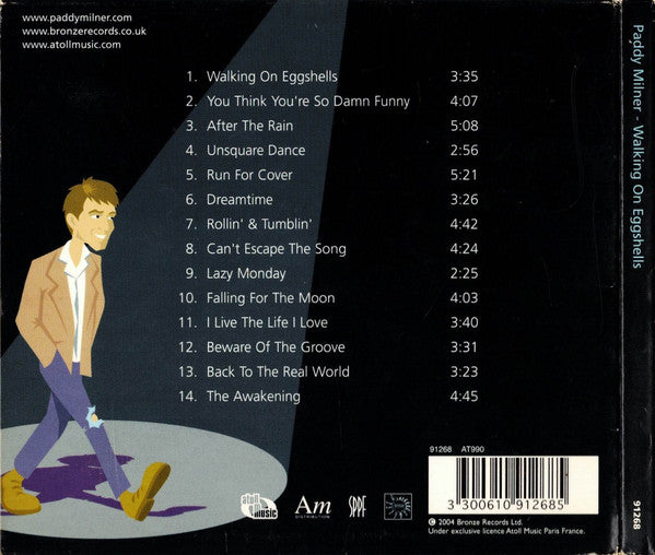 Paddy Milner : Walking On Eggshells (CD, Album, Dig)