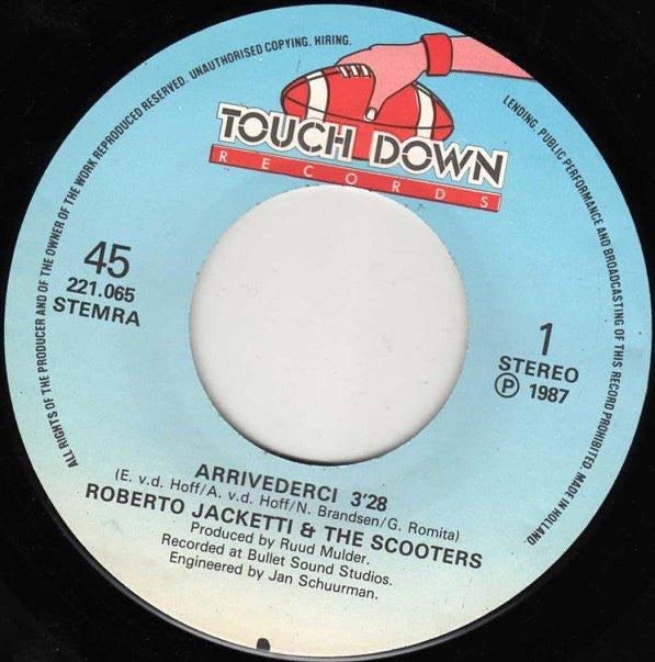 Roberto Jacketti & The Scooters : Arrivederci (7", Single)