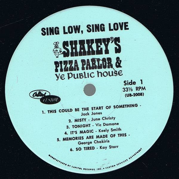 Jack Jones / Vic Damone / George Chakiris / June Christy / Keely Smith / Kay Starr : Sing Low, Sing Love (LP, Comp)