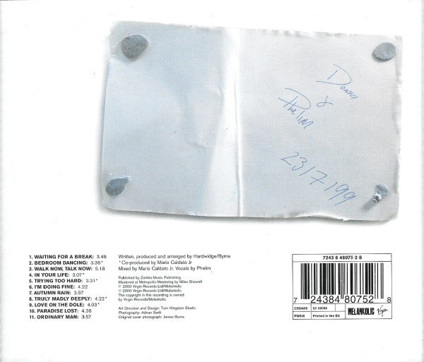 Day One : Ordinary Man (CD, Album)