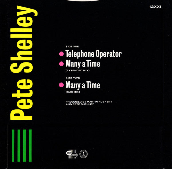 Pete Shelley : Telephone Operator (12", Single)