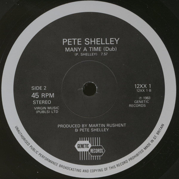 Pete Shelley : Telephone Operator (12", Single)