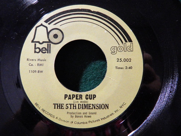 The Fifth Dimension : Up-Up And Away (7", RE, Styrene)