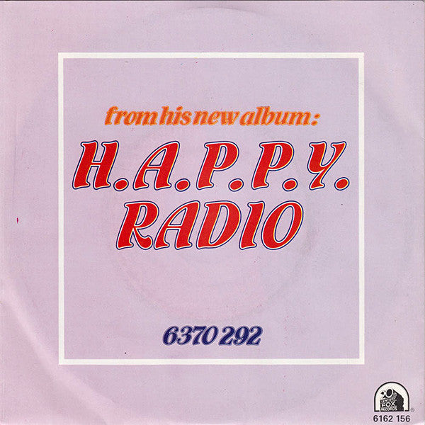 Edwin Starr : H.A.P.P.Y. Radio (7", Single)