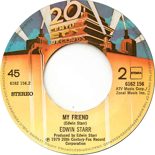 Edwin Starr : H.A.P.P.Y. Radio (7", Single)