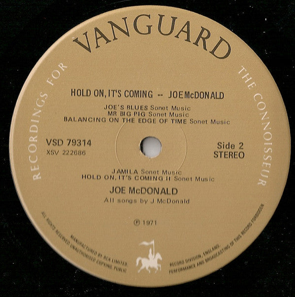 Country Joe McDonald : Hold On, It's Coming (LP)