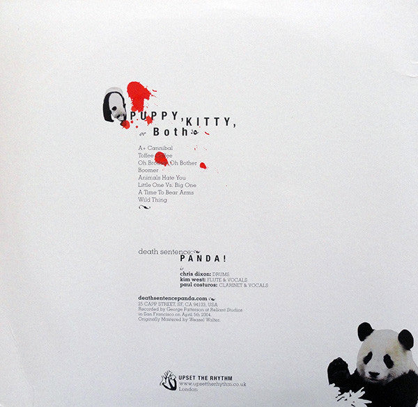 Death Sentence: Panda! : Puppy, Kitty, Or Both (10", S/Sided, Bla)