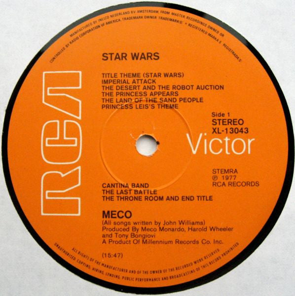 Meco* : Star Wars And Other Galactic Funk (LP, Album)