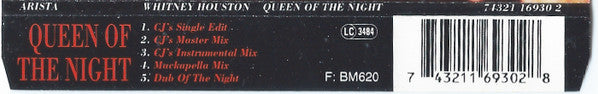 Whitney Houston : Queen Of The Night (CD, Maxi)