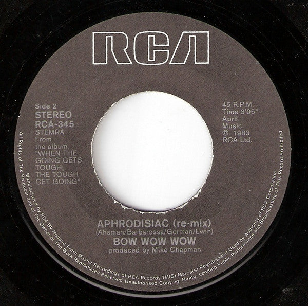 Bow Wow Wow : The Man Mountain (7", Single)