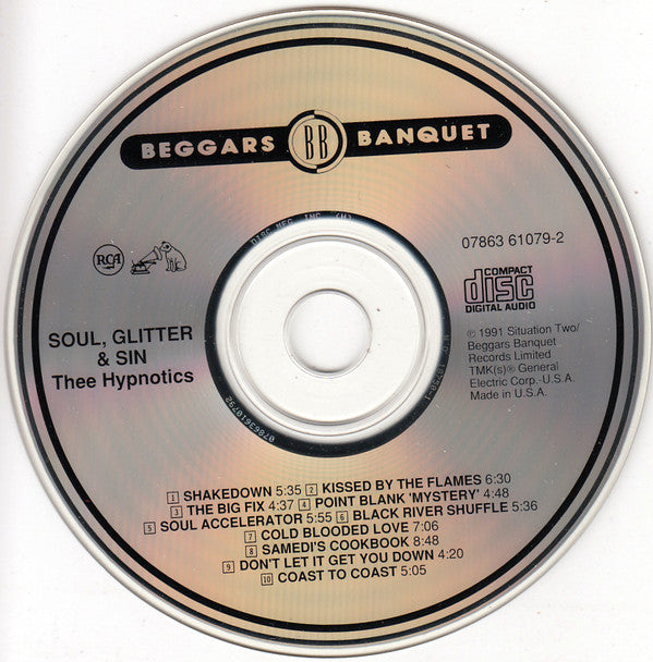 Thee Hypnotics : Soul, Glitter & Sin (CD, Album)