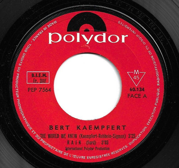 Bert Kaempfert : The World We Knew (7", EP)