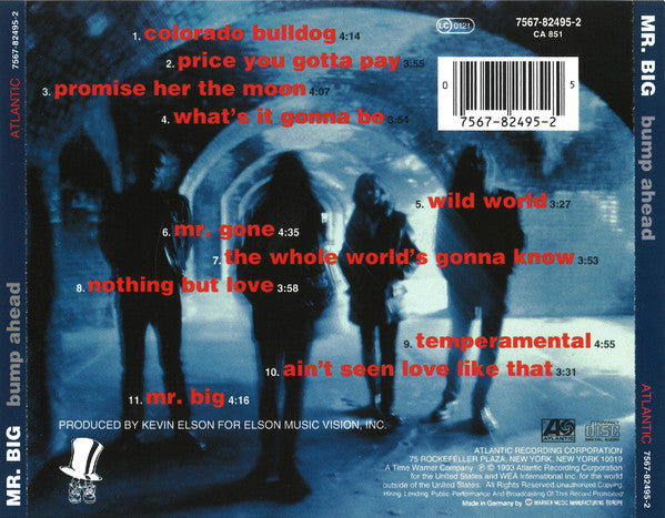 Mr. Big : Bump Ahead (CD, Album)