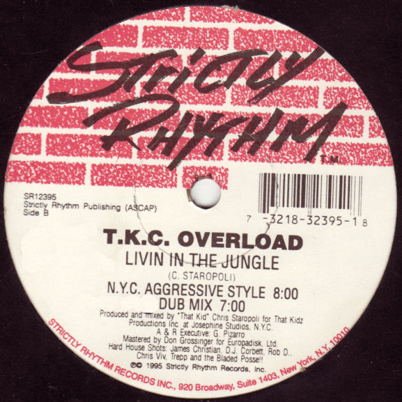 TKC Overload : Livin In The Jungle (12")