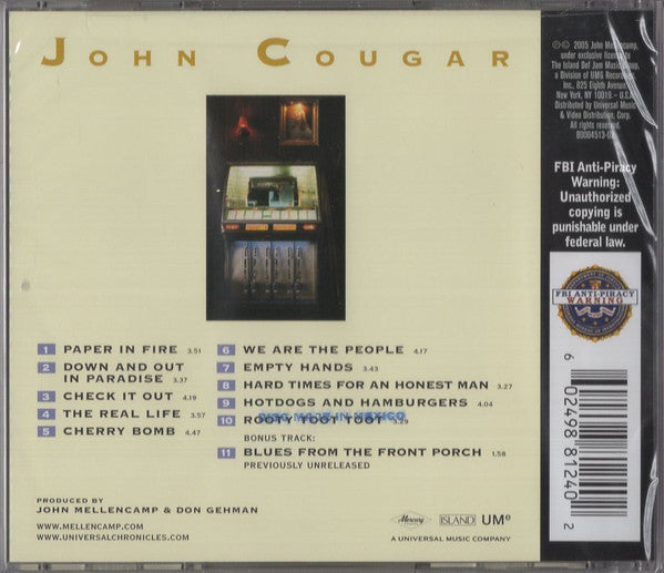 John Cougar Mellencamp : The Lonesome Jubilee (CD, Album, RE, RM)