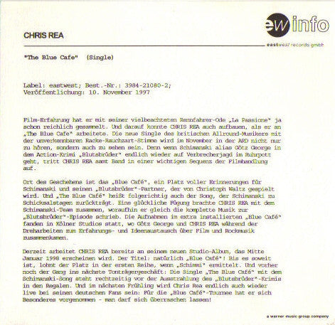 Chris Rea : The Blue Cafe (CD, Maxi)