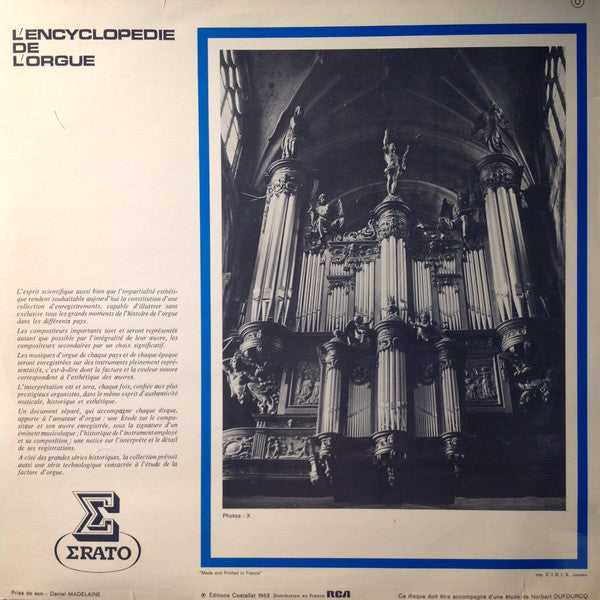 Maurice Duruflé Et Marie-Madeleine Duruflé-Chevalier : Pièces Pour Orgue (LP, RE)