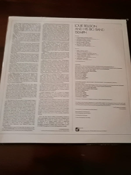Louie Bellson And His Big Band* : 150 MPH (LP, Album, RE)