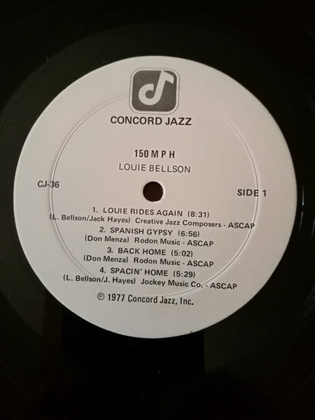 Louie Bellson And His Big Band* : 150 MPH (LP, Album, RE)