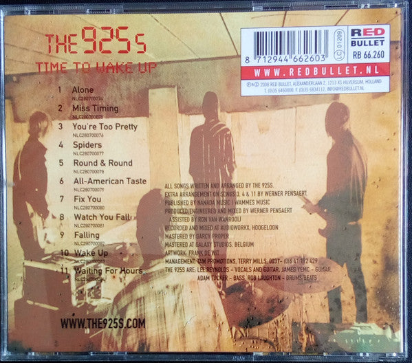 The 925s : Time To Wake Up (CD, Album)